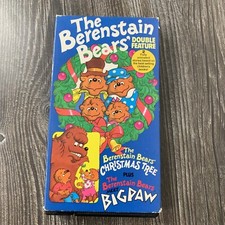 The Berenstain Bears Double Feature Christmas Tree  Meet Big Paw Vintage VHS