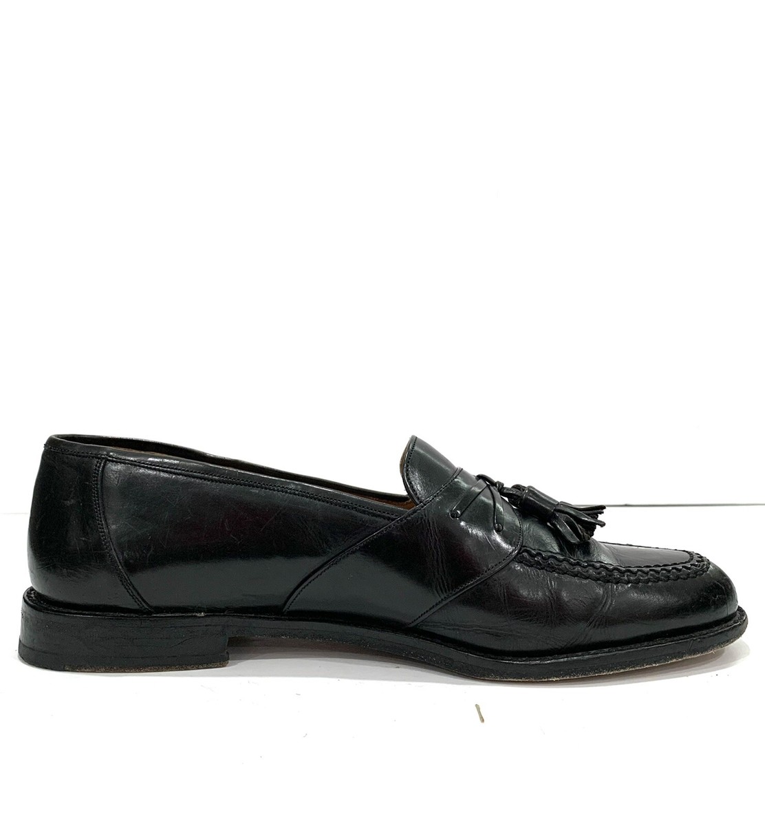 MEZLAN Black Embossed Leather Mens Size 9.5 M Slip-on Loafer Dress Shoes Mezlan R20136 Men main image 4