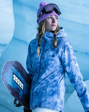 Billabong Women's A/div Sula Technical Snow Jacket Size S Cloudy Sky Sample 70%