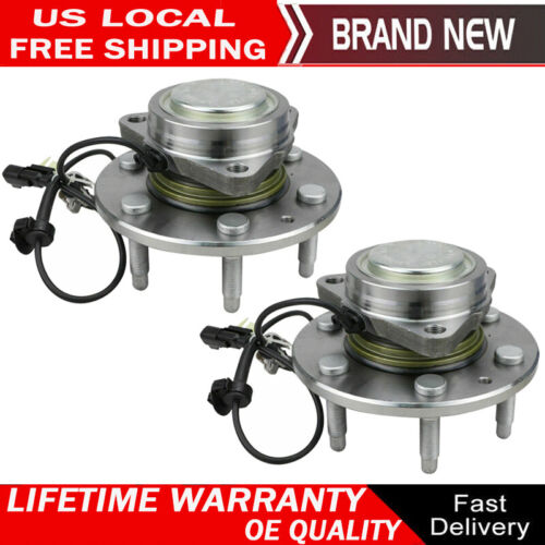 2WD (2) Front Wheel Bearing & Hub for 2014-2018 Chevy Silverado GMC Sierra 1500 - Picture 1 of 7