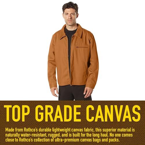 Rothco Lightweight Canvas Work Jacket 92530 - 3XL - Picture 4 of 9