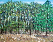 Illinois Plein Air Impressionist Landscape Painting by Artist Ryan Klopfenstein