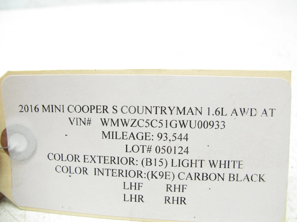 07-16 MINI COOPER S COUNTRYMAN R60 PALANCA DE CAMBIOS AUTOMÁTICA PERILLA OEM 050124 Foto 4 de 4