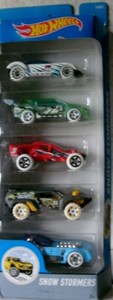 hot wheels snow stormers 5 pack