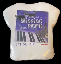 Vintage 90s PCPG Compaq Computer Software promo Tee Shirt size XL June 26 1998