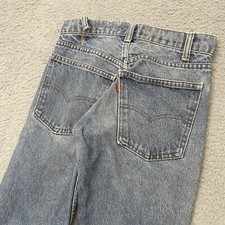 Sz 26x31- Vintage 70  s Levi  s Orange Tab student jeans skinny blue USA Talon Zip