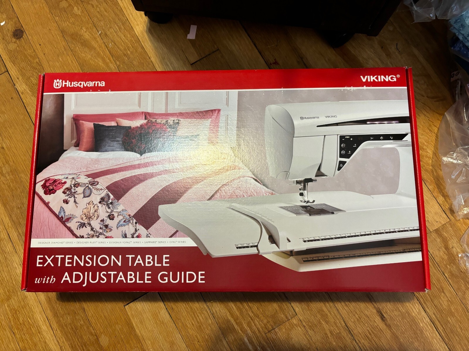 Husqvarna Viking Extension Table with Adjustable Guide Opal Designer