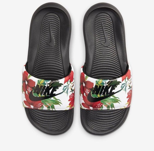 Nike Sandals Women's Slides Victori One Slide Print Black Floral Size 6 NEW  | eBay