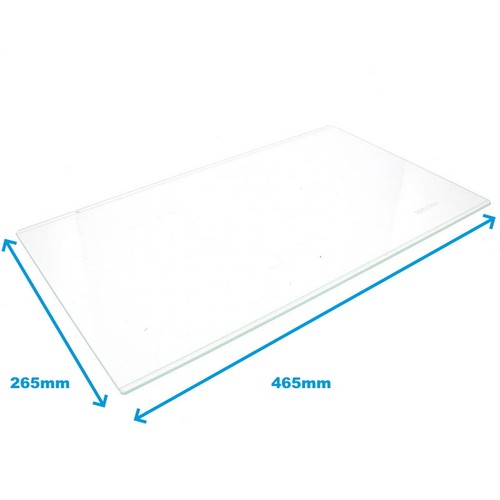 Fridgemaster Hisense Refrigerator Fridge Freezer Glass Shelf Panel Tra - Foto 3