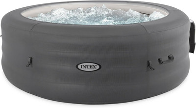 INTEX Simplespa Inflatable Hot Tub, 6 Person Jet Massage Spa with Built-In Pump 