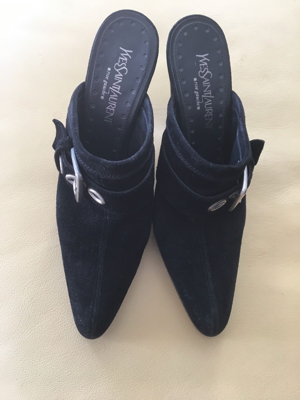Muli scarpe scivoli Yves Saint Laurent taglia 37 1 2 Italia