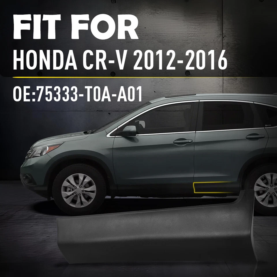 Se adapta a Honda CR-V 2012-2016 conductor trasero puerta izquierda moldura inferior moldura panel de adorno Foto 3 de 4