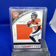 paxton lynch 2018 Panini crown royale  Rookie Silhouettes Jersey #10 245/250