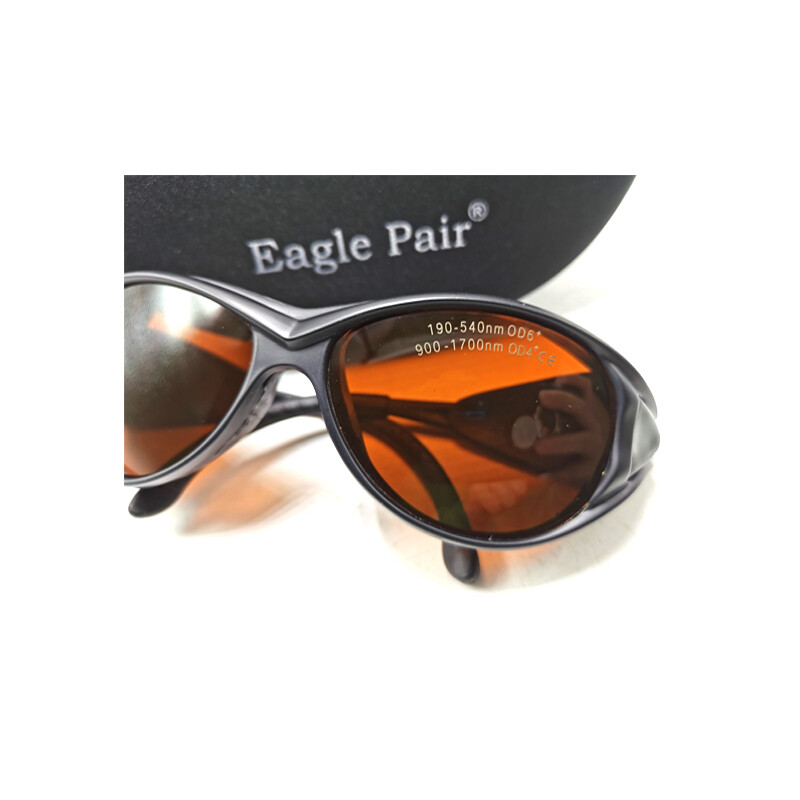 Lunettes De Sécurité Laser Eagle Pair EP-1 - Protection 190-540nm & 800-2000nm OD4 - Taille Universelle