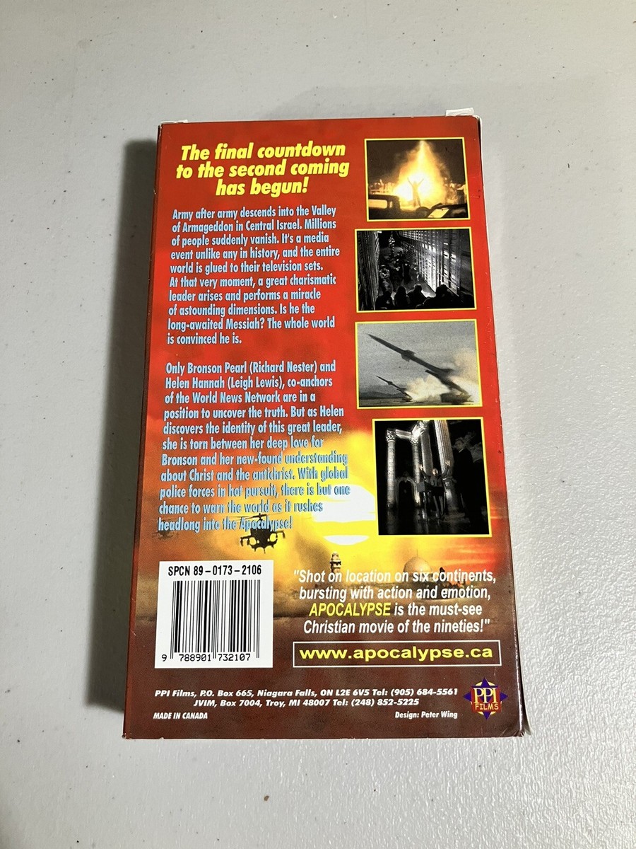 Apocalypse (1998) VHS - Richard Nester - Christian Action