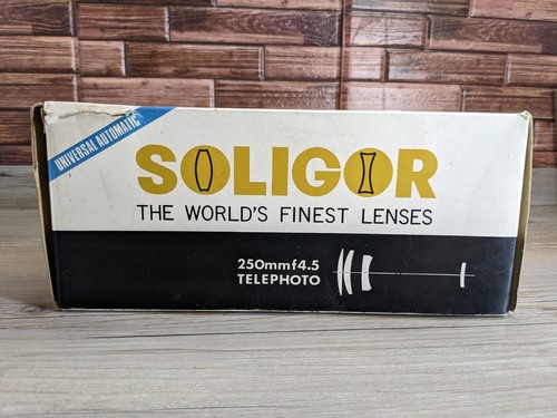 Lente teleobjetivo Soligor 250 mm f/4,5 universal automático profesional con caja - problema de lente - Imagen 12 de 17