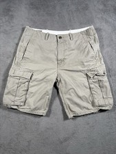 Levis Cargo Shorts Adult 34  Tan Relaxed Fit Mid Rise 9  Inseam Outdoors Y2K