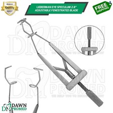 Lieberman Eye Speculum Adjustable Fenestrated Blade Ophthalmology Instruments