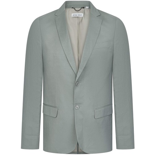 Antony Morato Luis Linen Blend Blazer | Green | M, L, XL, XXL, 3XL - Picture 4 of 4