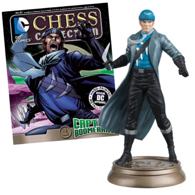 EAGLEMOSS DC SCHACHSAMMLUNG AUSGABE 87 CAPTAIN BUMERANG SCHWARZ PAWN - NEU VERSIEGELT