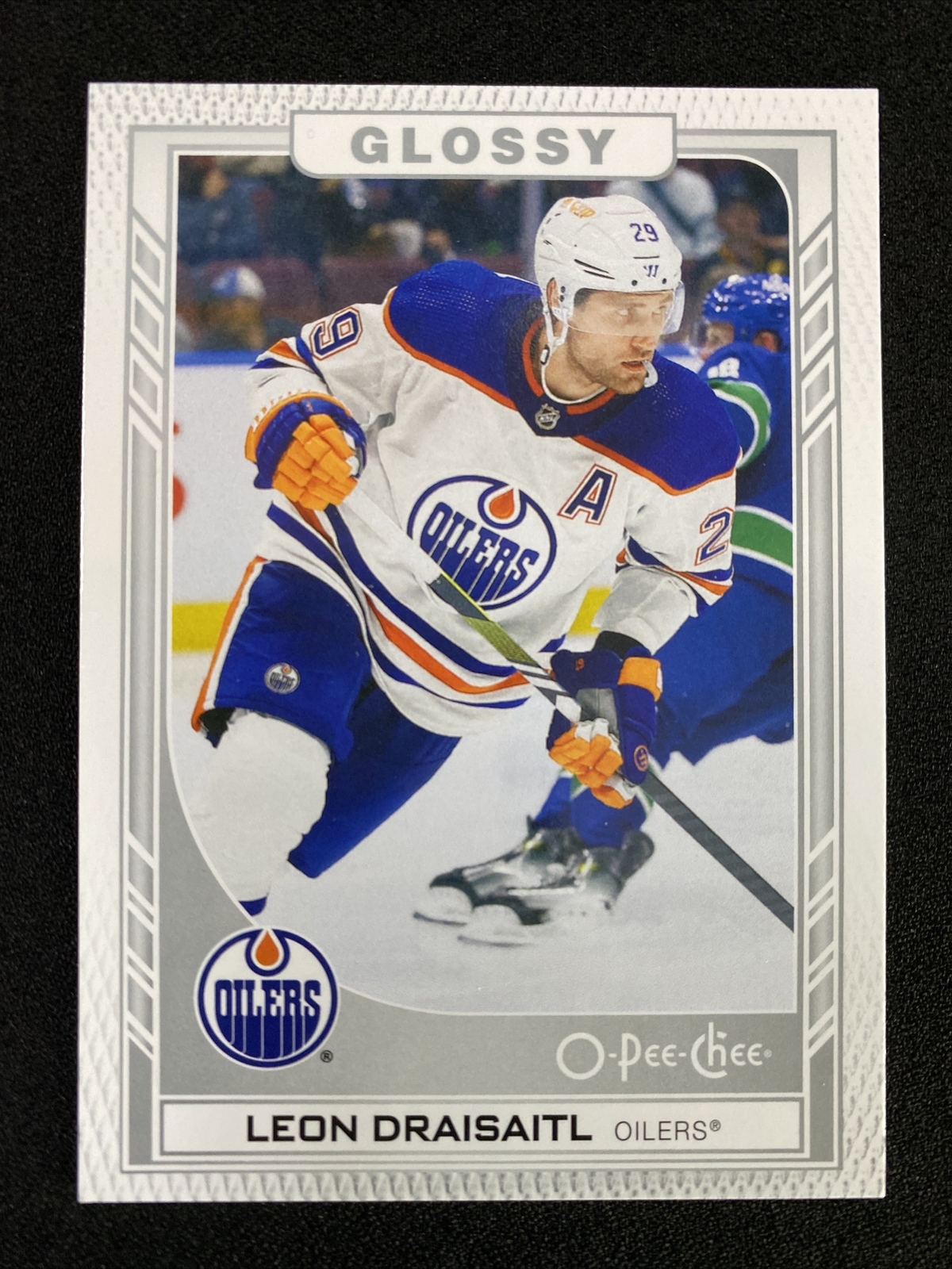 2023-24 Upper Deck Series 2 O-Pee-Chee Glossy Silver Leon Draisaitl #R-41 Oilers