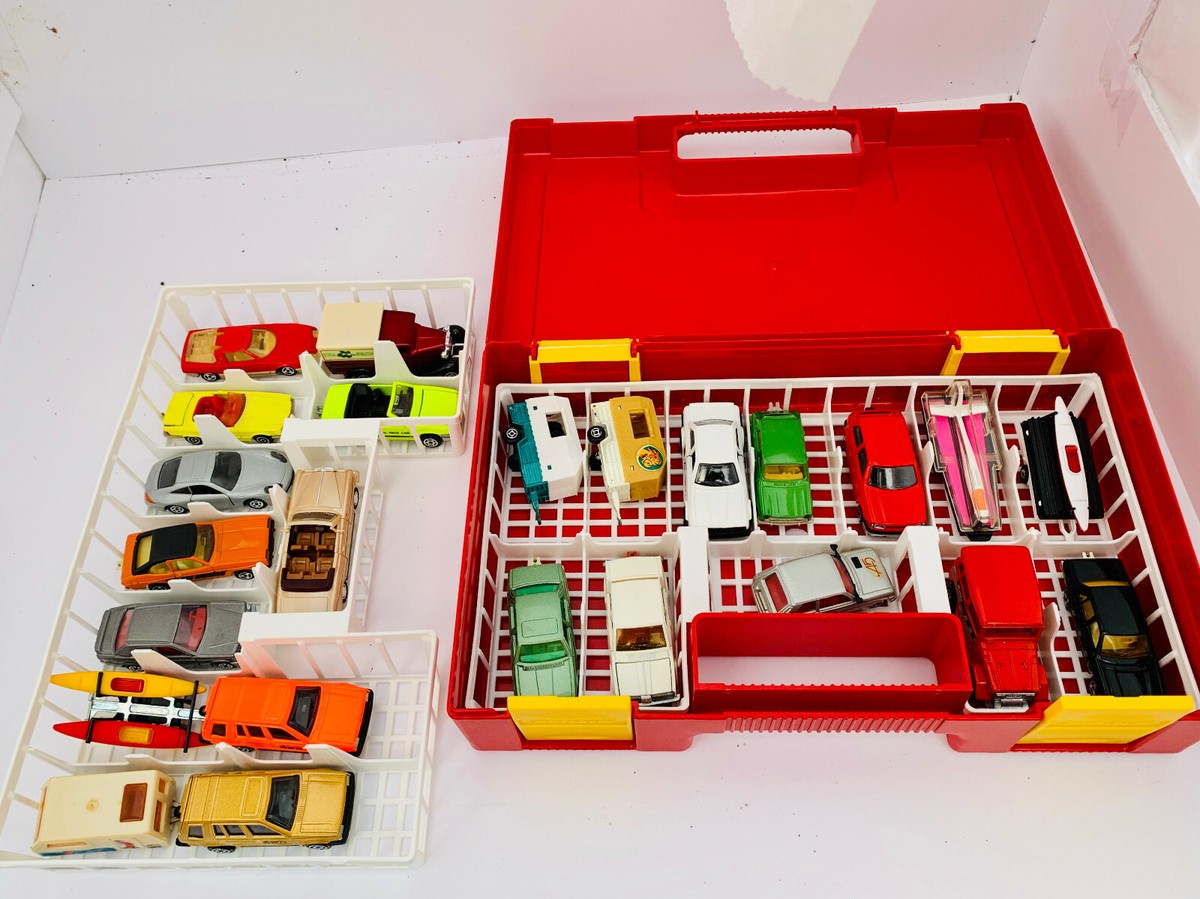 🚗 Lot De Voitures Majorette Avec Valise - Occasion - Collection Miniature