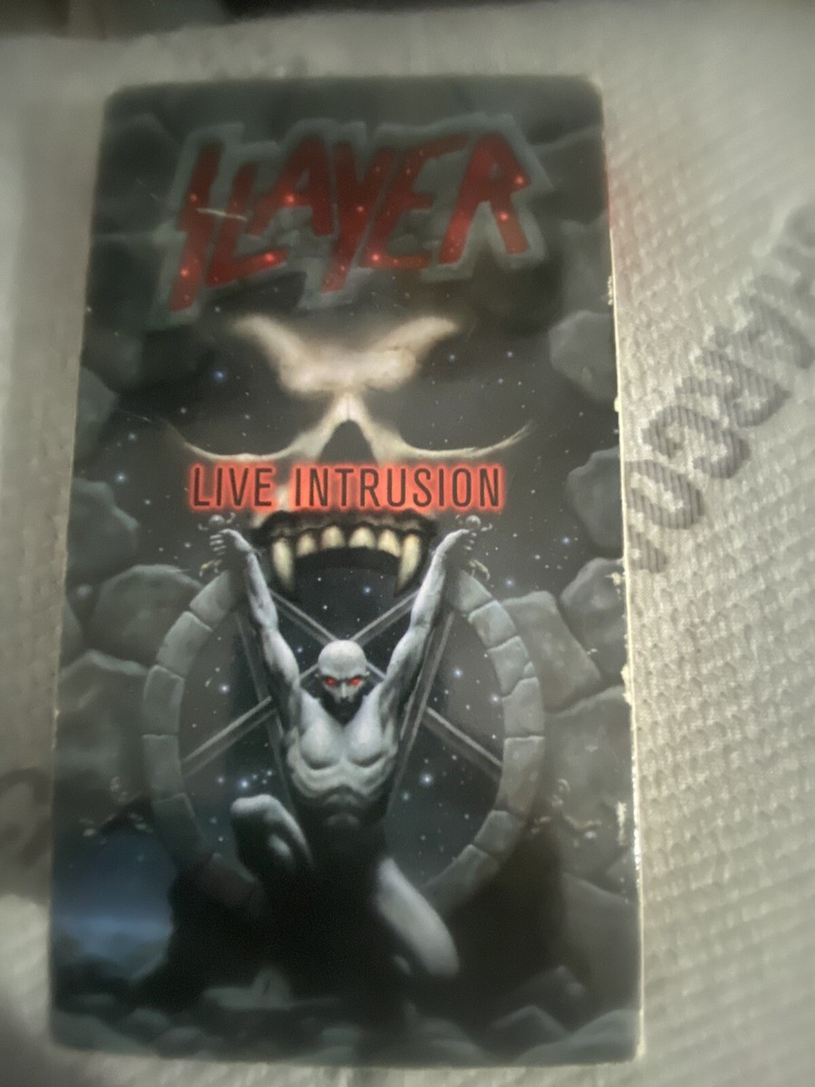 SLAYER VHS TAPE LIVE INTRUSION VINTAGE NO CD NO LP | eBay