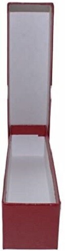Guardhouse Red 2x2x9 Storage Box with 100 Half Dollar Paper Coin Holders/Flips - Picture 1 of 3