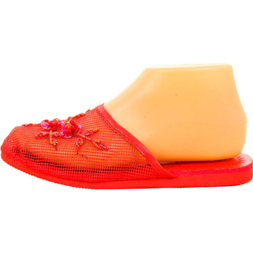 Zapatos para mujer de malla transparente china de lentejuelas florales con cuentas escándalo casa - Imagen 1 de 4