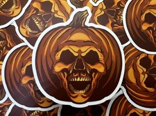 High Quality Die Cut Waterproof Vinyl Decal Halloween 2 Pumpkin Myers Sticker