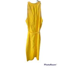 Bright Yellow Ann Taylor Factory Dress Size M