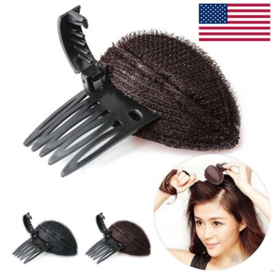 6 Pcs Brown Sponge Volume Hair Bases Volume Inserts Hair