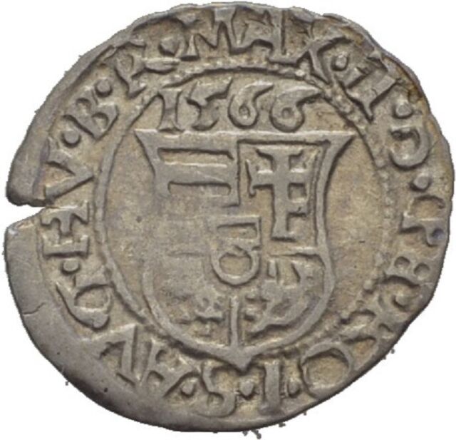 RDR Ungarn Kremnitz Maximilian Denar 1566 Silber 0 5 g #MAM48 RDR Ungarn Kremnitz Maximilian Denar 1566 Silber 0 5 g #MAM48