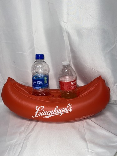 LEINENKUGEL Beer Inflatable CANOE Floating Beer Holder DISPLAY POOL *NEW - Picture 2 of 5