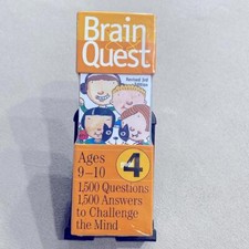 NWT Sealed Brain Quest Grade 4 Ages 9-10/Revised 3rd Edition /Its OK To Be Smart