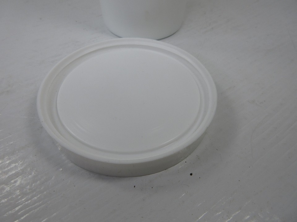 LOT of 3 Yogurt Replacement Cups Jars Milk Glass With Lids for Salton