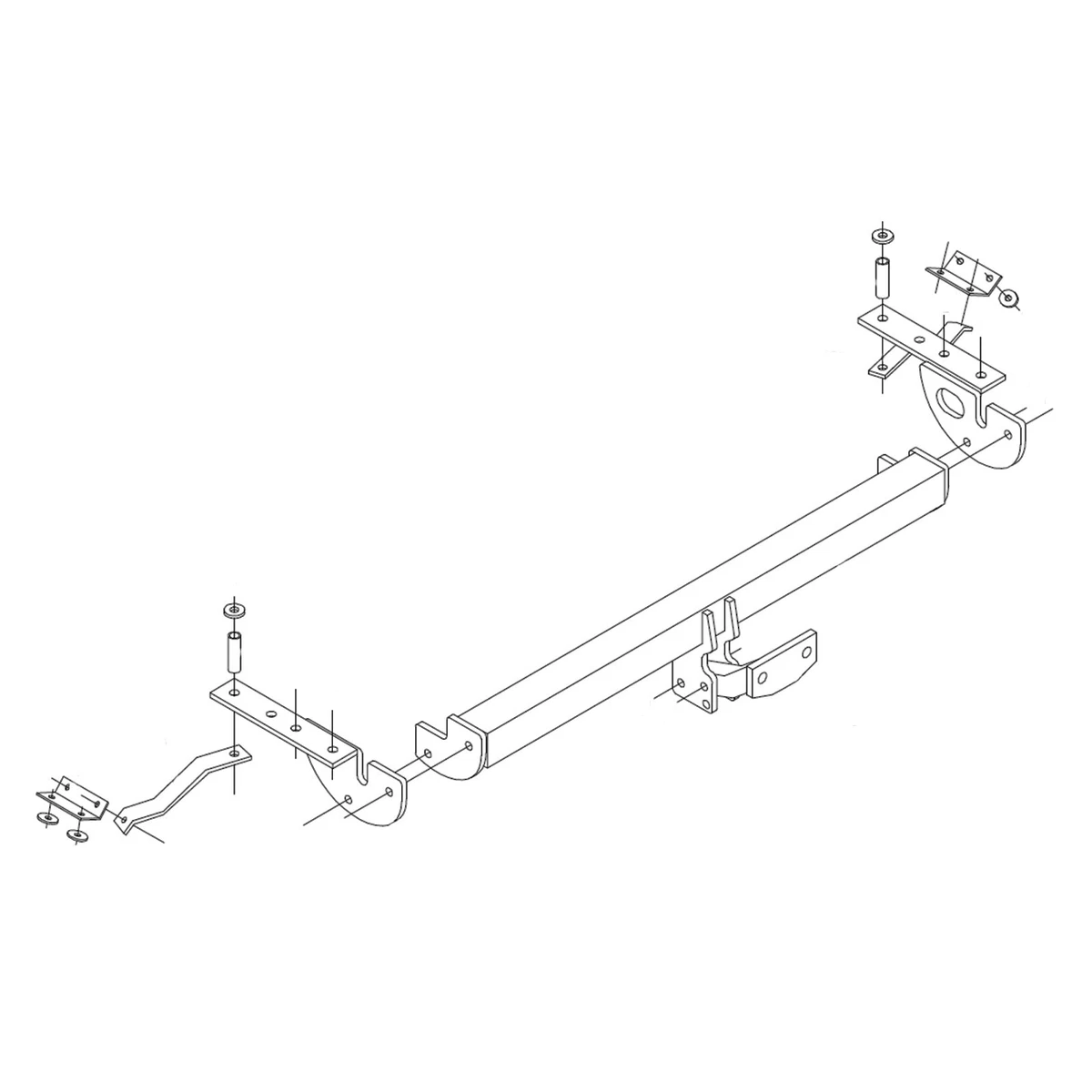 Witter Towbar For BMW X3 20112018 (F25) Flange Tow Bar, 40 OFF