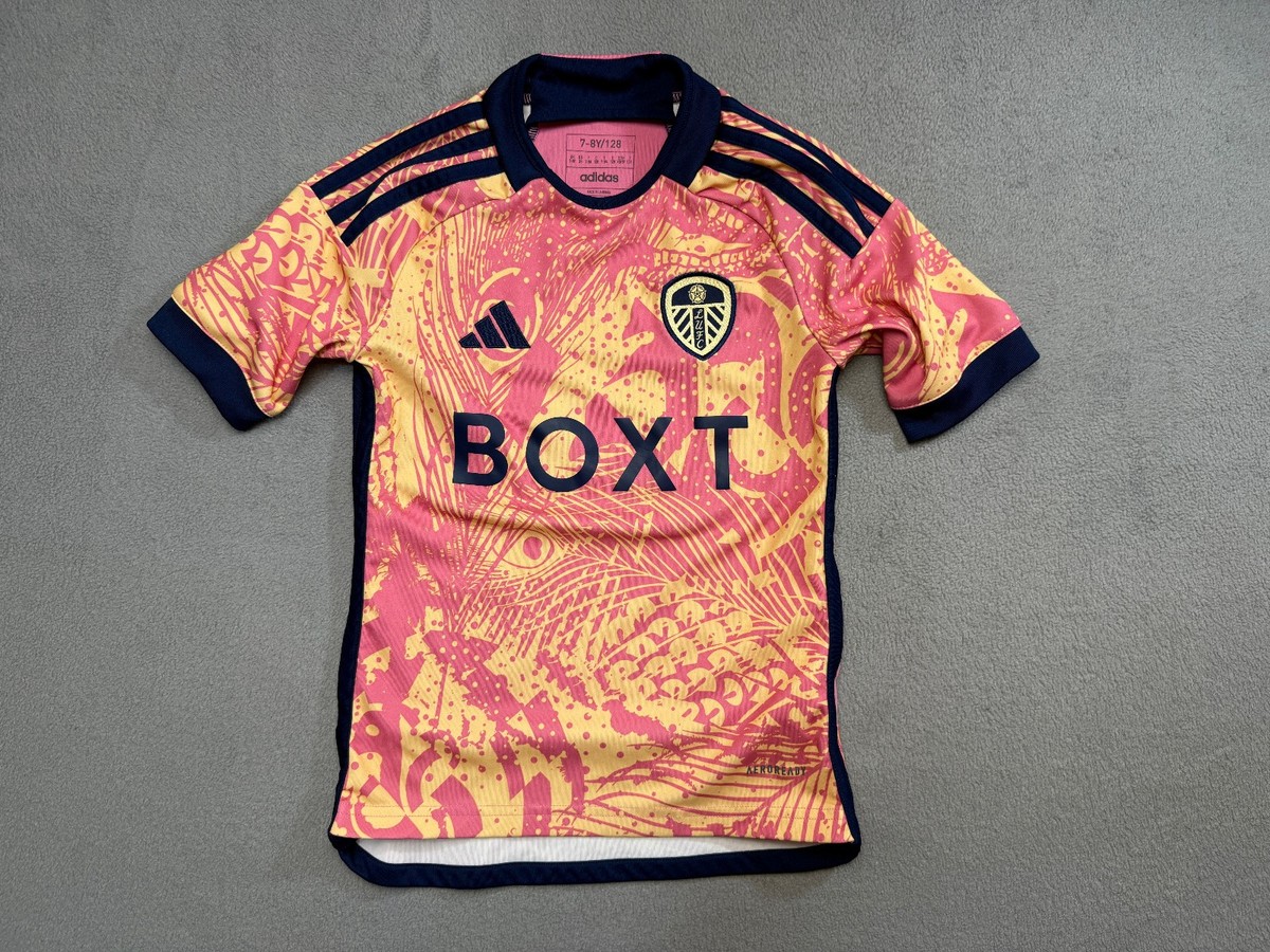 Leeds United 2023 away jersey football soccer shirt adidas Boys