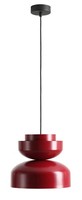 Pendelleuchte Esszimmer Rot Wohnzimmer KüChe Ø30 Cm Rund E27 HäNgelampe Esstisch