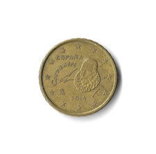 2014 Spain - 10 Euro Cents - 822 - Nordic-gold - 4.1g
