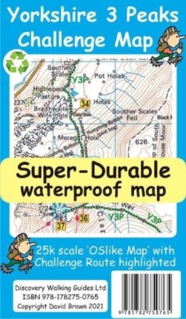 Yorkshire 3 Peaks Challenge Map and Guide by David Brawn - - Image 4