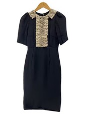 DOLCE&GABBANA / Short Sleeve Dress / Size 36 / Rayon / Black //