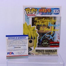 G7 Funko Pop Vinyl Figure Naruto Signed PSA AAA Anime Exclusive Minato 935 Chase