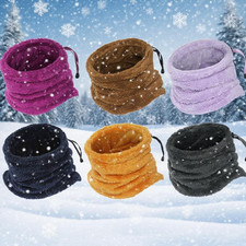 Winter Fleece Neck Warm Gaiter Face Mask Ski Windproof Thermal for Cold Weather
