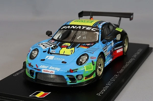Spark SB452 1/43 Porsche 911 GT3 R NO.222 Allied Racing 24H Spa 2021 Limitiert-image