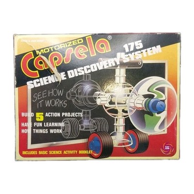 Vintage Capsela 175 Motorized Science Discovery System - Build 5 Projects - STEM
