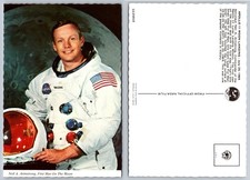 Neil Armstrong Apollo 11 Moon Landing NASA Astronaut Postcard 1969