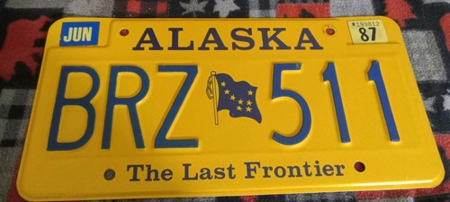 ALASKA LICENSE PLATE