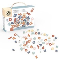 Multicolor Magnetic Letters Set   60 PCS FSC Wooden Lowercase Alphabet Magnet...