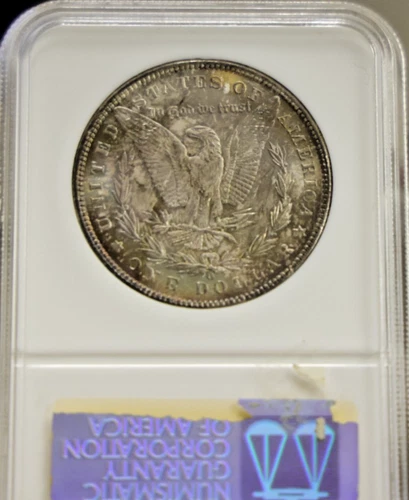 Super Toner 1898 O US Morgan Silver Dollar $1 NGC MS 65